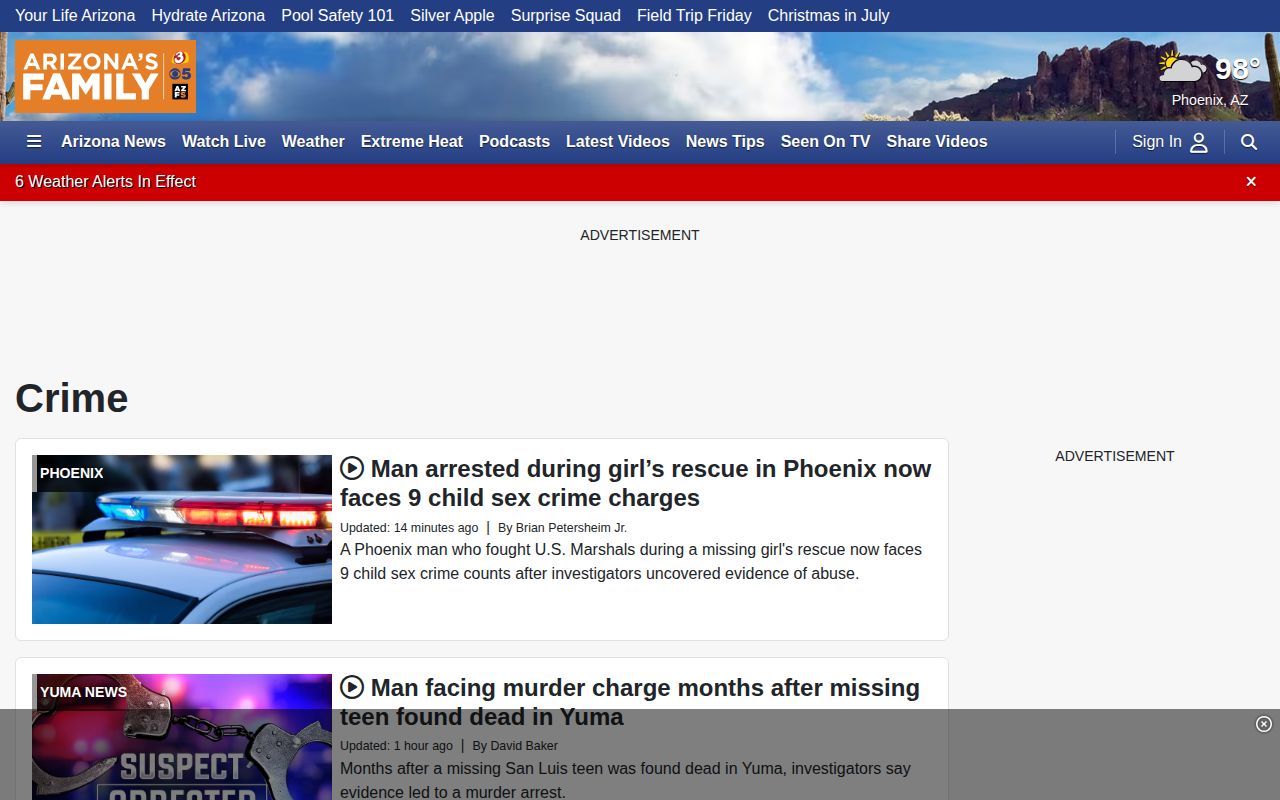 Maricopa County crime news and mugshot coverage on Arizona's Family
